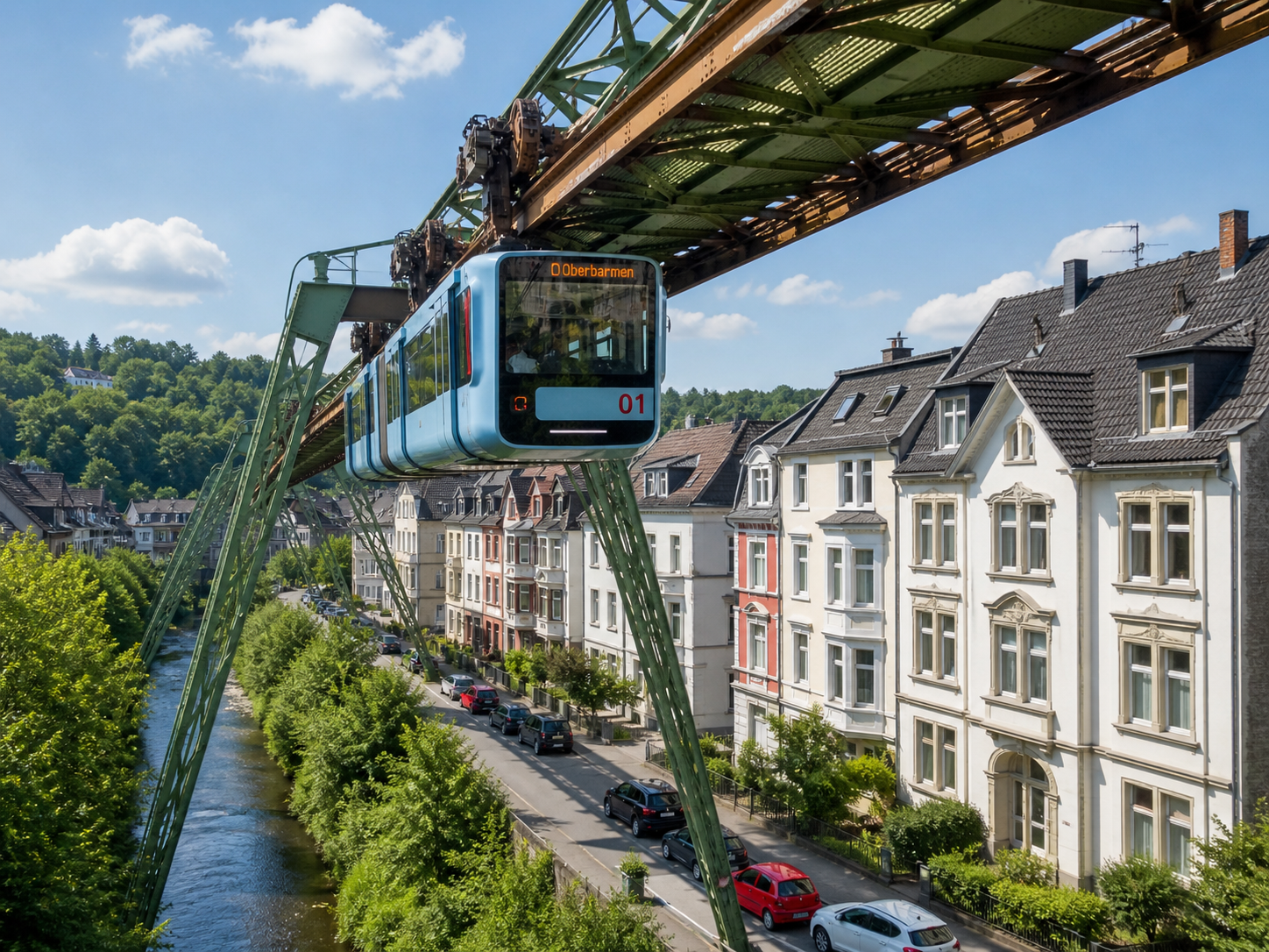 SchwebebahnWohngebäude